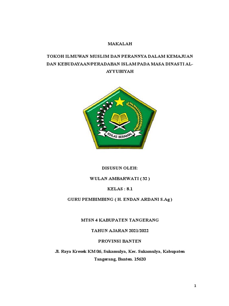 Siradj Dahlan tokoh Muslim pendidikan kebudayaan Indonesia