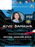 Aivy Banawa: CSSG President