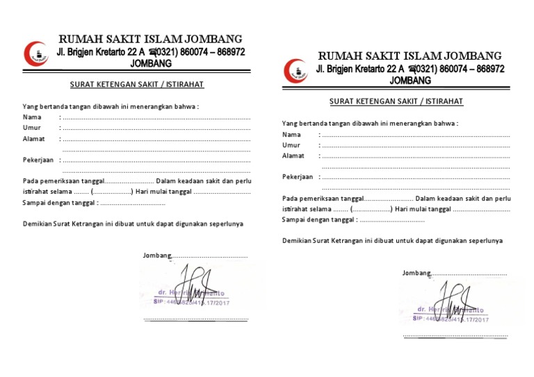 Rumah Sakit Islam Jombang Pdf