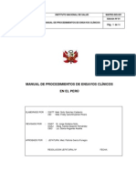 Manual Procedimientos Ensayos Clínicos Peru