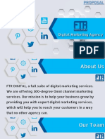 FTR Digital Marketing Agency Proposal For New Clients