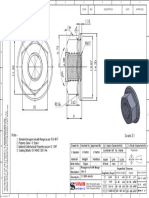 Detailed Hexagon Nut Drawing