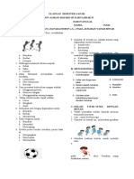 Ulangan Tengah Semester Ganjil Pjok