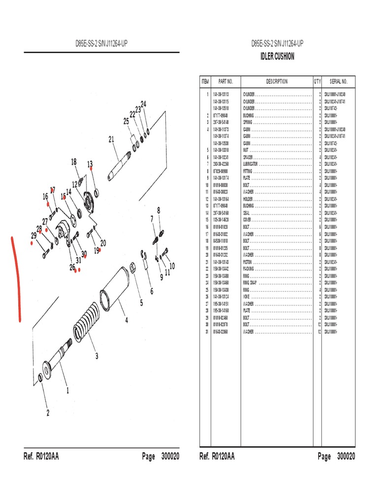 D85E-SS-2 Parts List Overview | PDF | Manufactured Goods | Mechanical ...