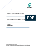 Petronas Technical Standards: Liquid-Liquid Separator and 3-Phase Separator