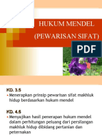 KD 3.5 Pewarisan Sifat (HK Mendel) 1