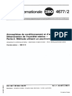 ISO 4677-2 - Détermination de L'humidité Relative