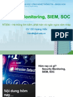 L06 - Security Monitoring - SIEM - SOC