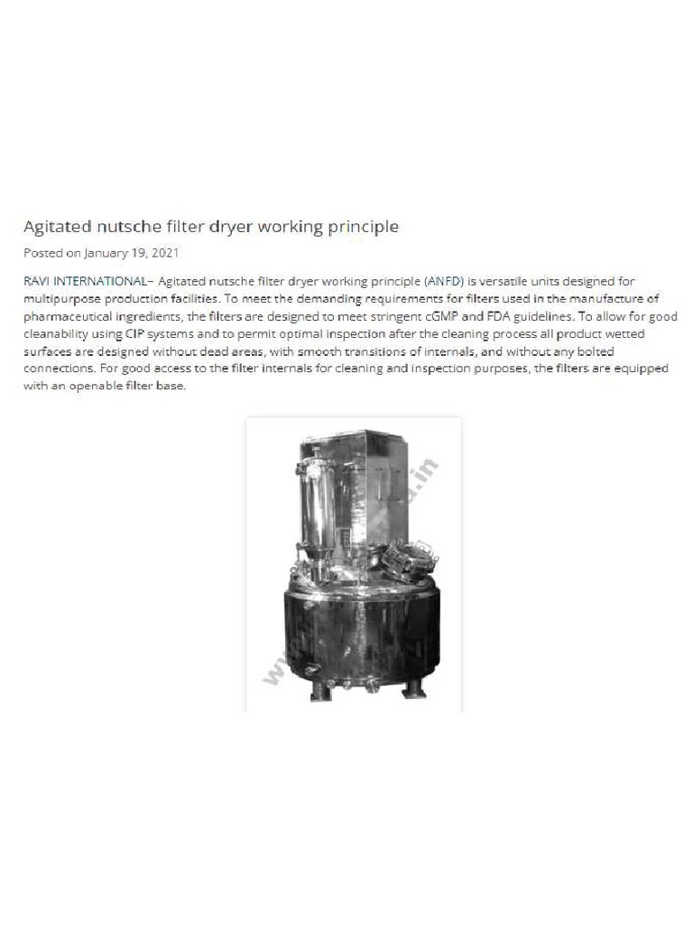 ANFD Working Principle | PDF