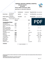 South East Central Railway Central Hospital: Department of Laboratory Medicine