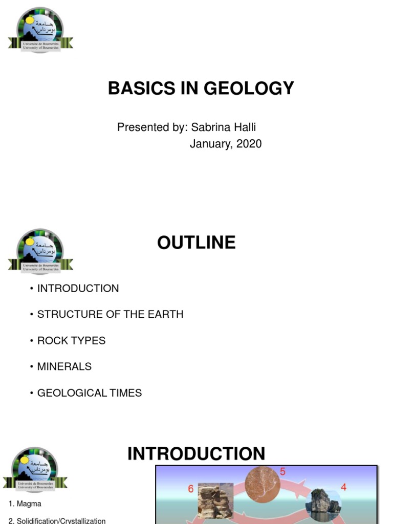 Geology Basics: Earth and Rock Types | PDF | Rock (Geology) | Minerals