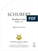 Rastlose Liebe - F. Schubert