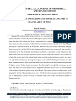 Climate Change and Incidences of Tropical Cyclones in Coastal Areas of India