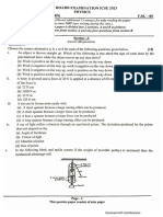 DBPC Physics Pre Board Paper 2022-23