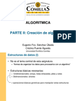 Tema 2 - Estructuras de Datos - Proceso de Creación de Un Algoritmo