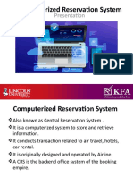 Computerized Reservation System