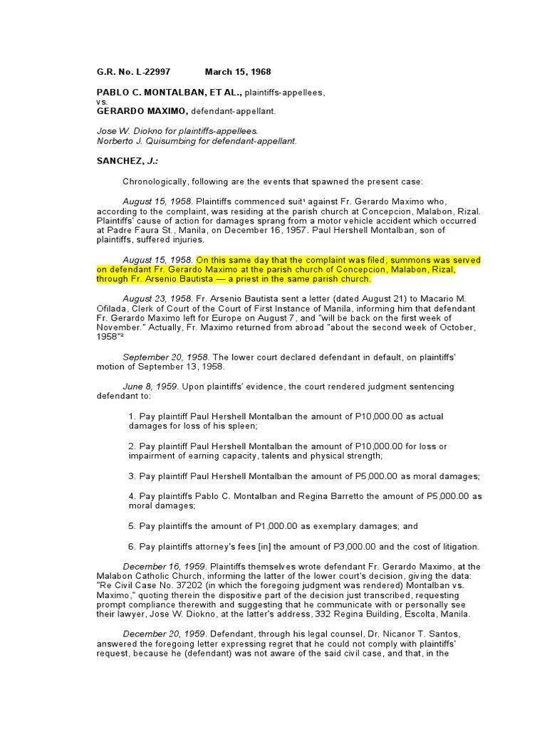 Substituted Service Validity in Absence | PDF | Lawsuit | Service Of ...