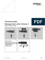 Technical Data Demag Hoist Units Volume 1: DH 600, DH 1000, DH 2000