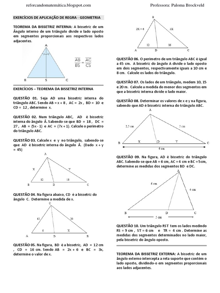 Bissetriz parte 2.