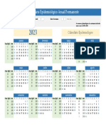 Calendario Epidemiológico 2023