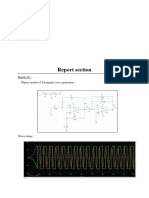 Report Section: Report 01: Pspice Model of Triangular Wave Generator