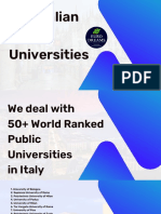 World Ranked Public Universities in Italy 2022-2023