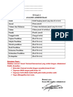 Tugas Ke 2 Analisis Administrasi