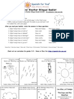 Spanish For You Days and Weather Booklet