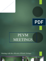 PEVM Meetings