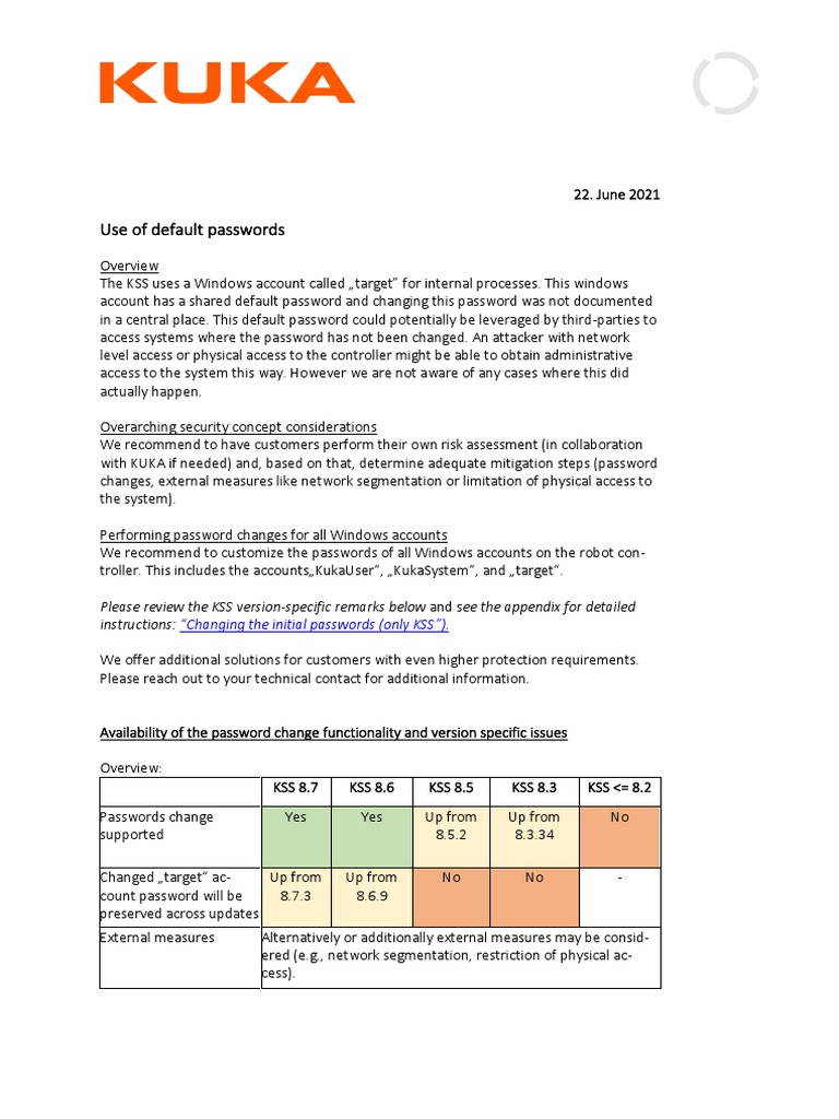 KSS SecurityInfo 2021-06-22 en | PDF | Password | Microsoft Windows