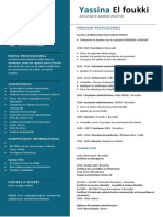 CV Assistante Administrative PDF