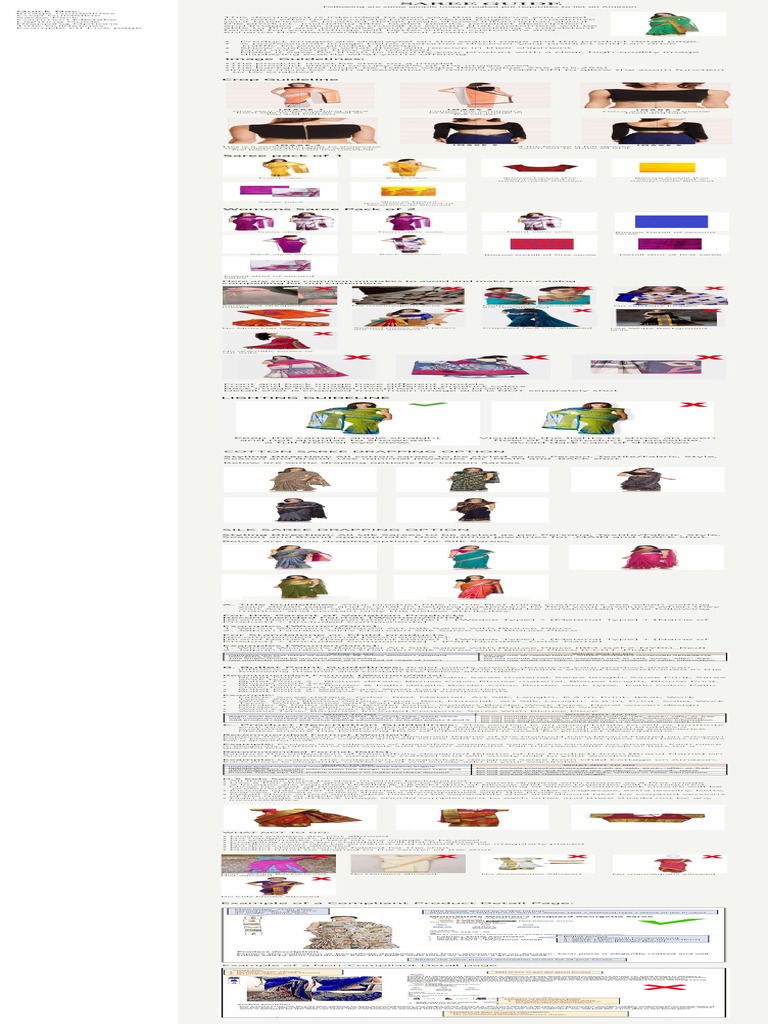 Style+Guide+-+Saree (1) | PDF