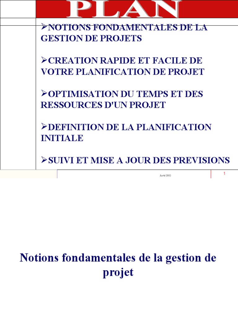 Guide Pratique de Gestion de Projet | PDF | Planification | Gestion de ...