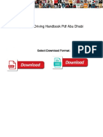 Emirates Driving Handbook PDF Abu Dhabi