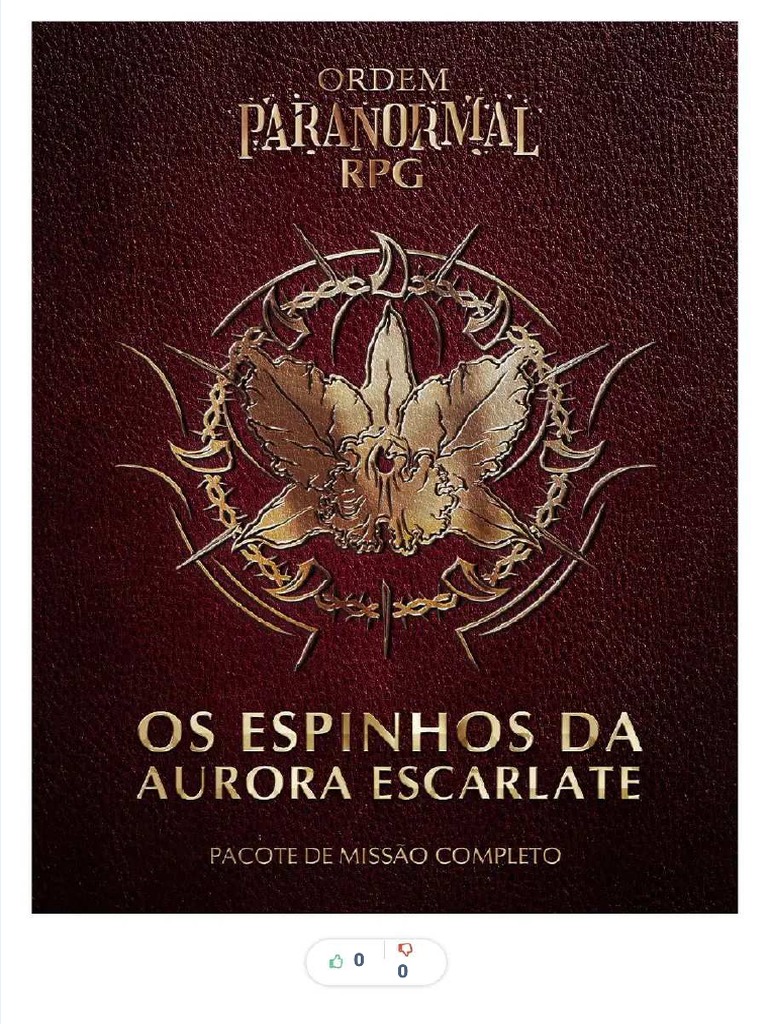 Guia Básico Se Você Não Conhece o Unvierso de Ordem Paranormal, PDF