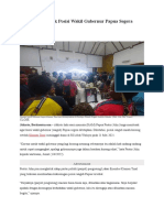 Pastor John Desak Posisi Wakil Gubernur Papua Segera Ditetapkan