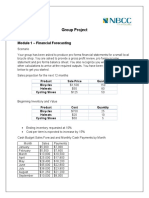 Group Project - Finance For Supply Chain