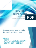 Residuos nucleares: clasificación y métodos de gestión