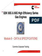 QSK 60G & 60HE Gas Engines Data & Specifications