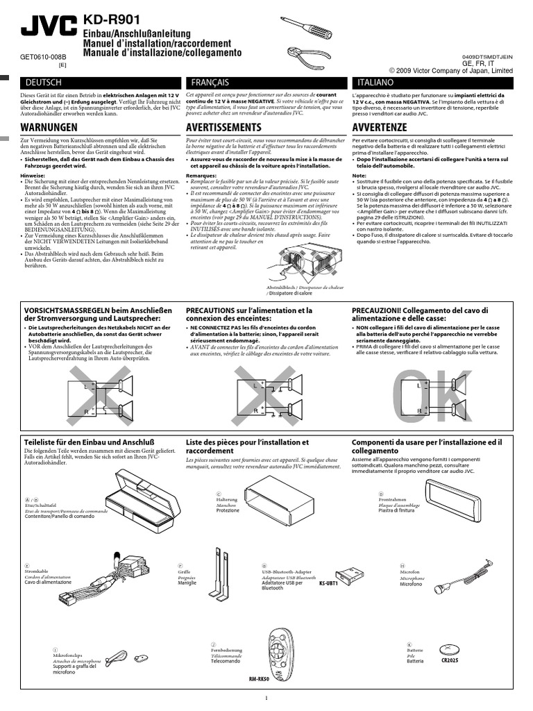 JVC KD-R901.2 | PDF