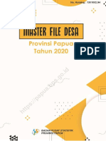 Master File Desa Provinsi Papua Tahun 2020