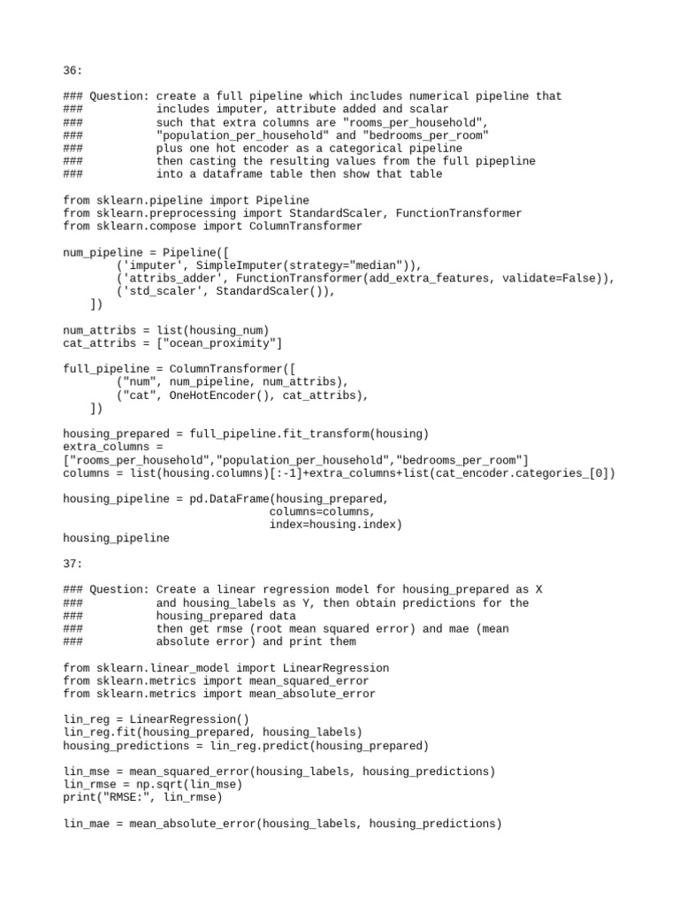 Creating and Evaluating a Full Predictive Modeling Pipeline for a