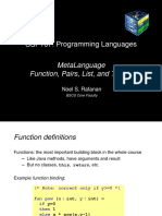 Functions, Tuples, Pairs, List