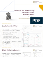 Course - Solidification of Low Carbon Steel Alloys