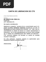 Carta a BCP - Solicitud de Chequeras