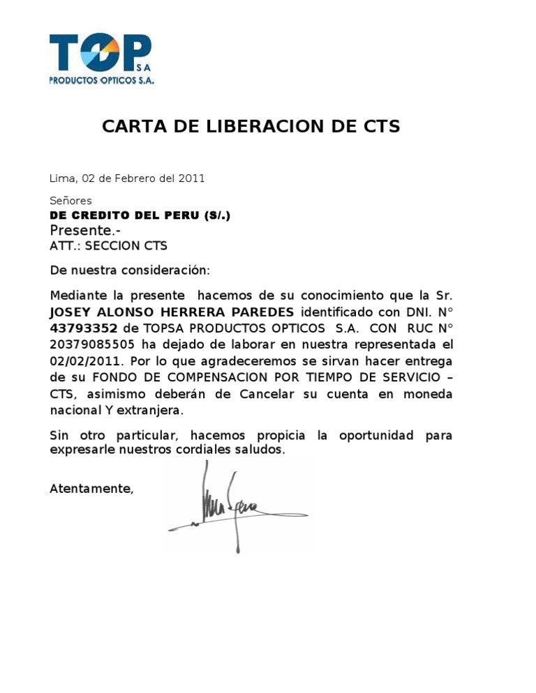 Carta De Liberacion De Hipoteca Ejemplo Sample Site E