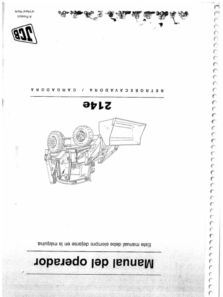 JCB 214e Operacion y Mantenimiento | PDF