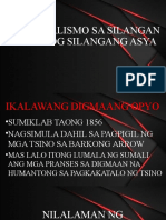 Ikalawang Yugto NG Imperyalismo Sa Silangan at Timog Silangang Asya