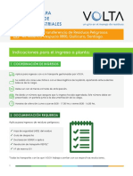 Protocolo para La Recepción de Residuos Industriales V0800