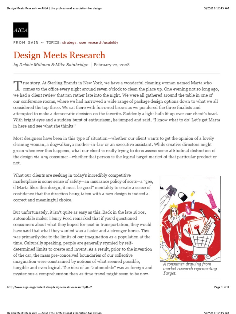 Design Meets Research AIGA The Professional Association For Design